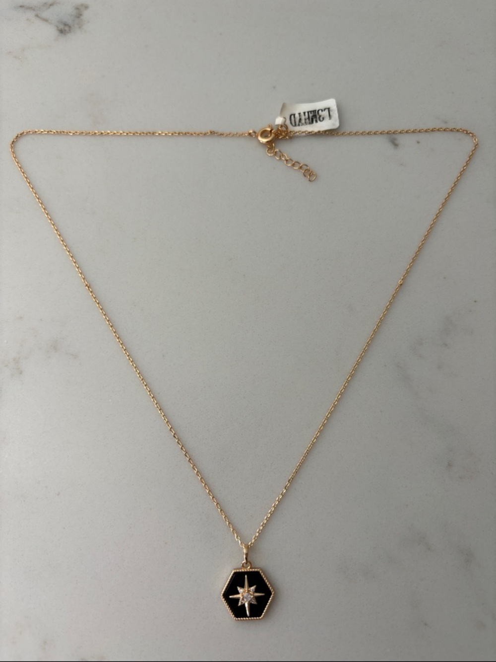 NWT Charmed Aroma Dark Celestial Black Shell Celestial Necklace Collection